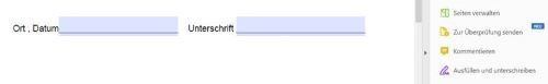 Adobe Reader DC Unterschrift hinzufügen